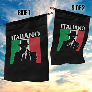 Italiano Italian Mafia Sicilian Gangster Italy Flag Garden Flag TS11 Print Your Wear