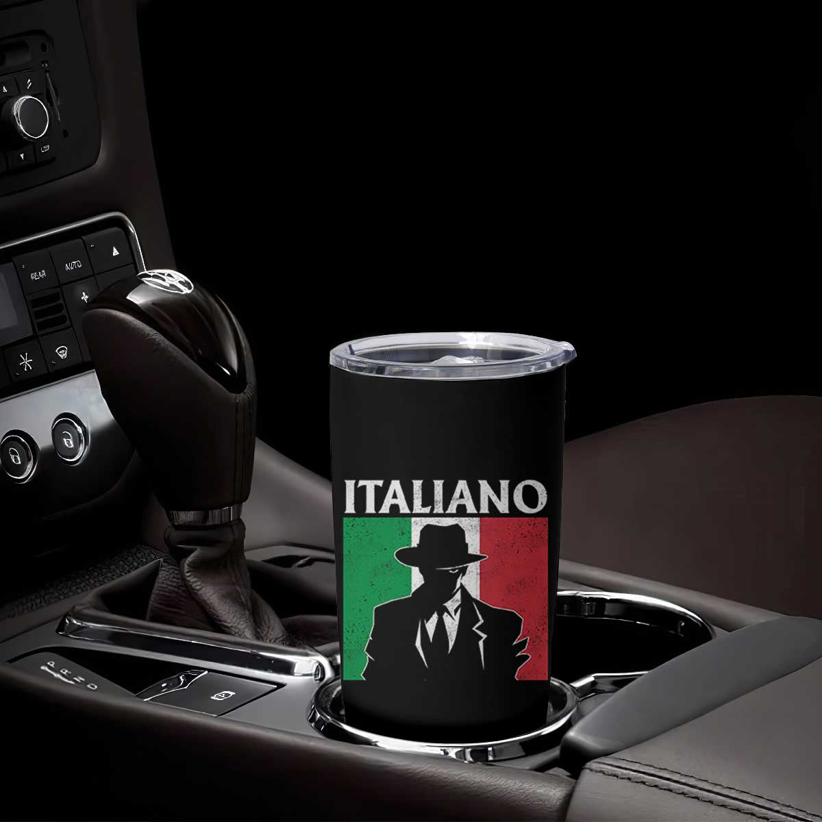 Italiano Italian Mafia Sicilian Gangster Italy Flag Tumbler Cup TS11 Print Your Wear
