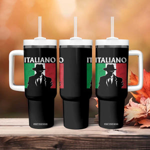 Italiano Italian Mafia Sicilian Gangster Italy Flag Tumbler With Handle TS11 Print Your Wear