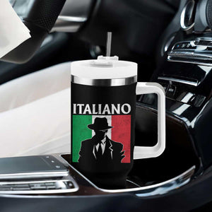 Italiano Italian Mafia Sicilian Gangster Italy Flag Tumbler With Handle TS11 Print Your Wear