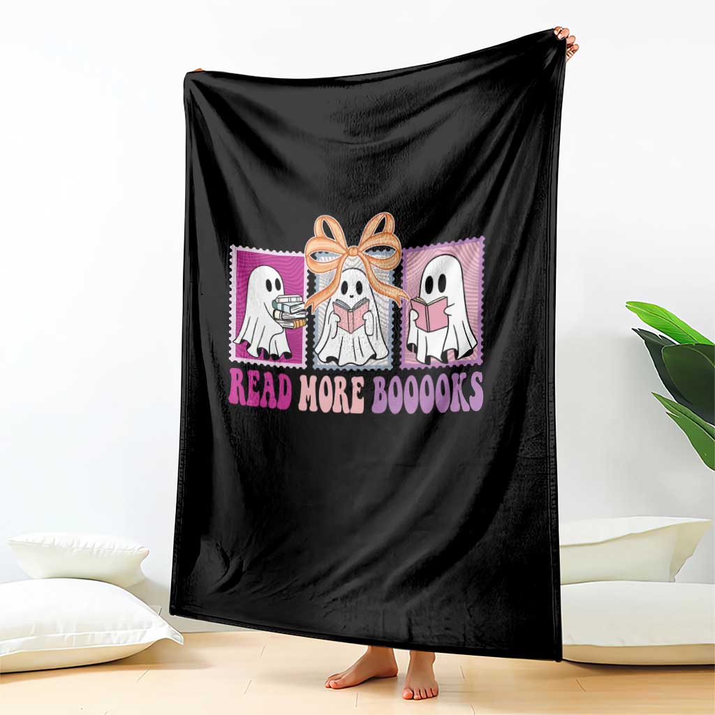 Halloween Teacher Throw Blanket Read More Boooooks Cute Ghost Reading Books TS11 Print Your Wear