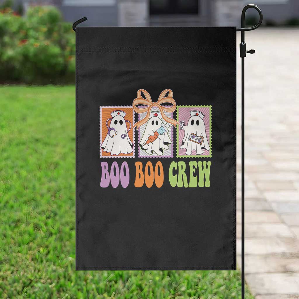 Halloween Nurse Garden Flag Boo Boo Crew Cute Spooky Ghost TS11 Print Your Wear