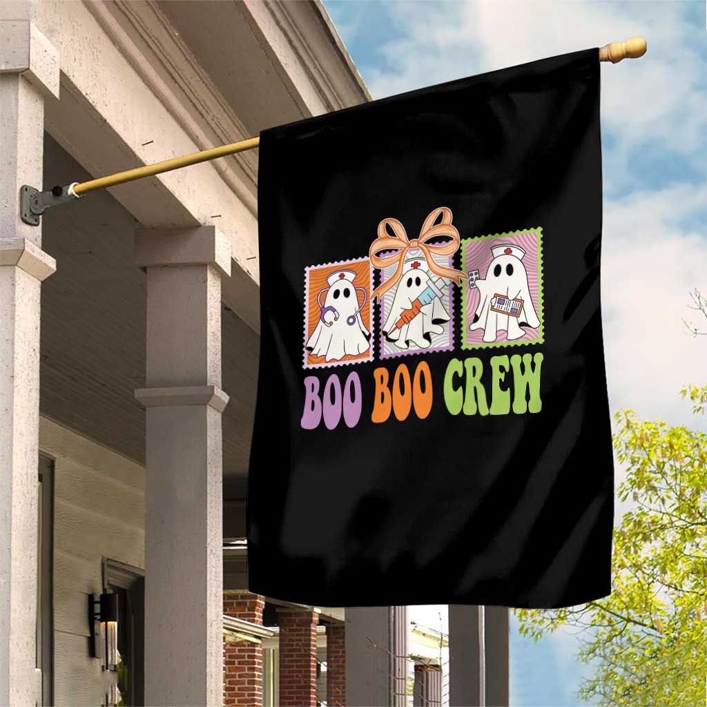 Halloween Nurse Garden Flag Boo Boo Crew Cute Spooky Ghost TS11 Print Your Wear