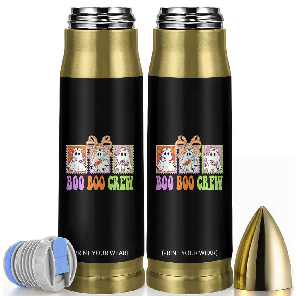 Halloween Nurse Bullet Tumbler Boo Boo Crew Cute Spooky Ghost TS11 Black Print Your Wear
