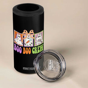 Halloween Nurse 4 in 1 Can Cooler Tumbler Boo Boo Crew Cute Spooky Ghost TS11 Print Your Wear