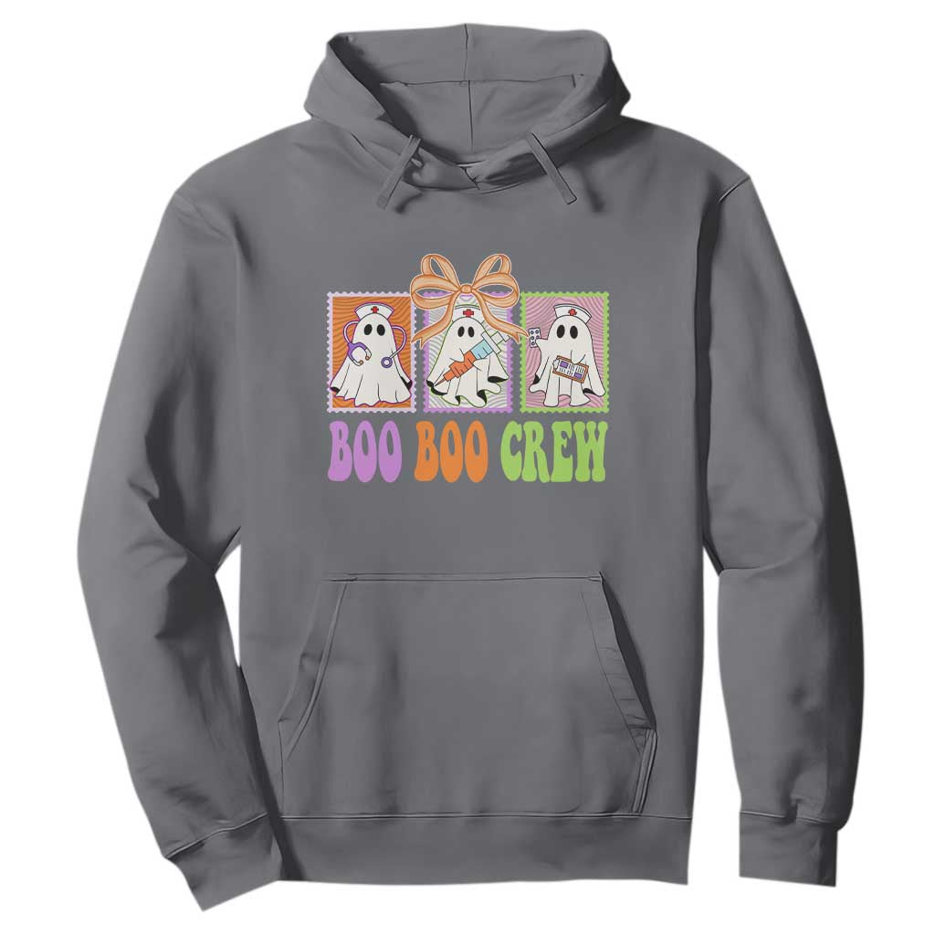 Halloween Nurse Hoodie Boo Boo Crew Cute Spooky Ghost TS11 Charcoal Print Your Wear