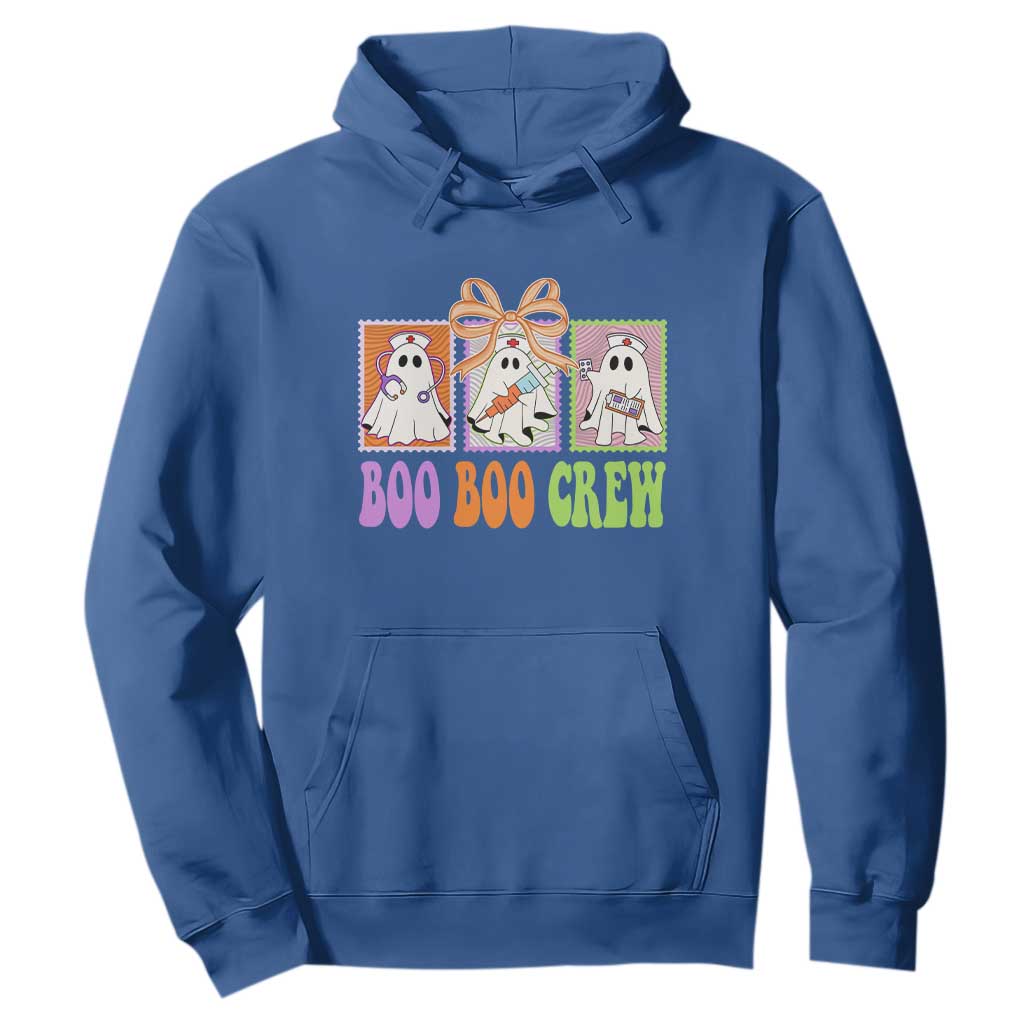 Halloween Nurse Hoodie Boo Boo Crew Cute Spooky Ghost TS11 Royal Blue Print Your Wear