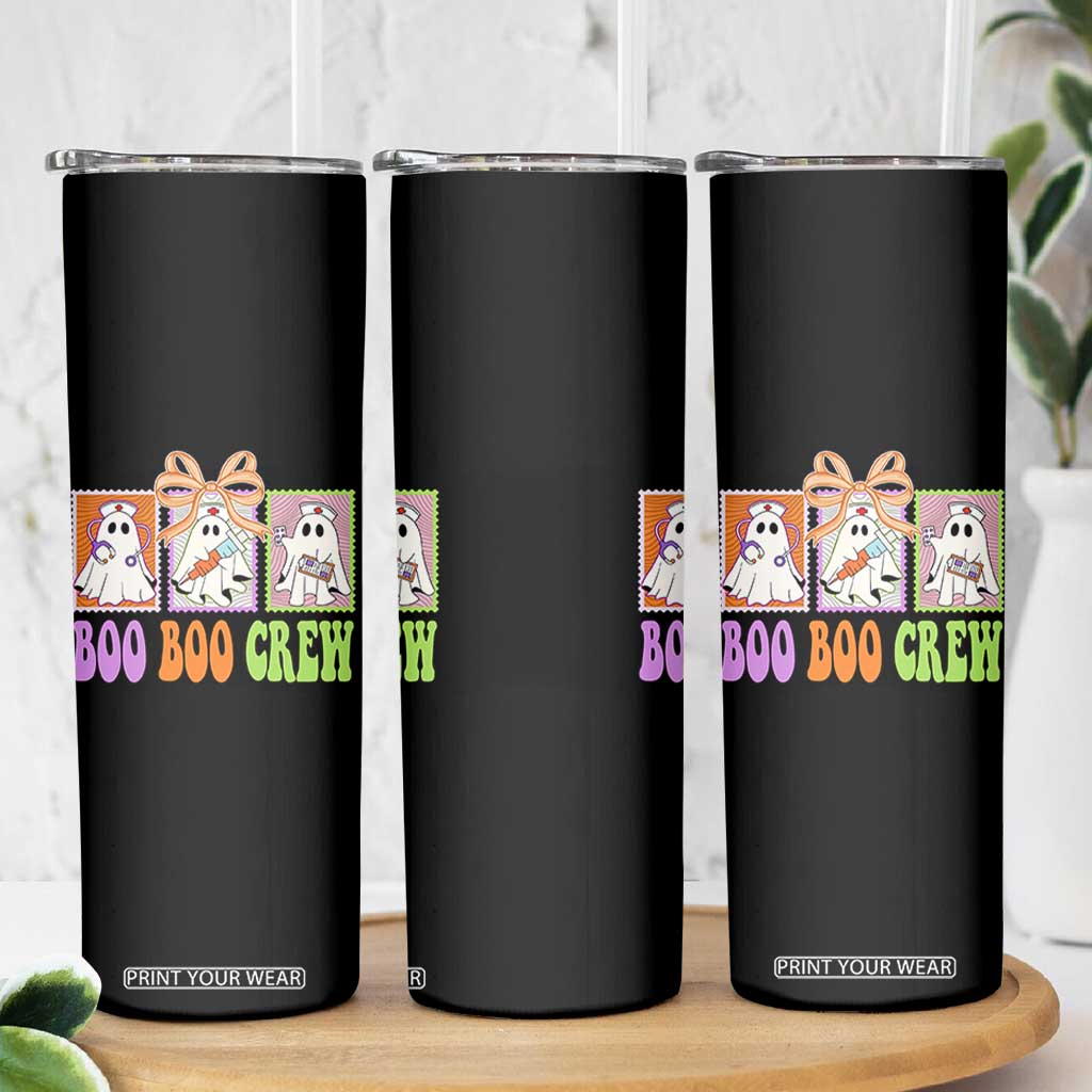Halloween Nurse Skinny Tumbler Boo Boo Crew Cute Spooky Ghost TS11 Print Your Wear