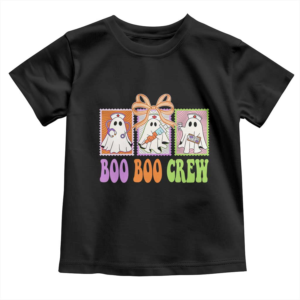 Halloween Nurse Toddler T Shirt Boo Boo Crew Cute Spooky Ghost TS11 Black Print Your Wear