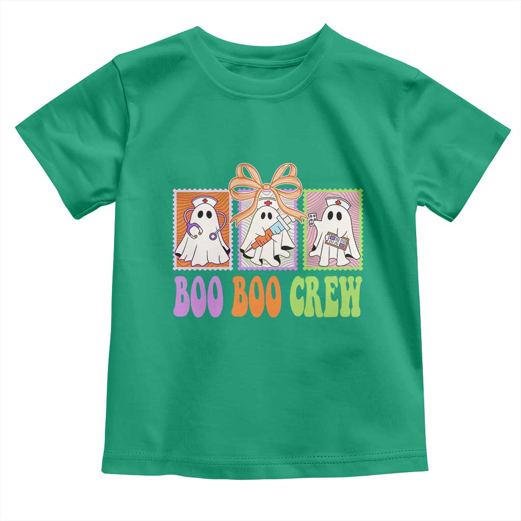 Halloween Nurse Toddler T Shirt Boo Boo Crew Cute Spooky Ghost TS11 Irish Green Print Your Wear