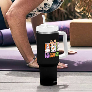 Halloween Nurse Tumbler With Handle Boo Boo Crew Cute Spooky Ghost TS11 Print Your Wear