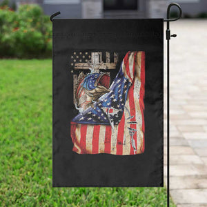 Fisherman Christian Fishing Vintage American Flag Garden Flag TS11 Print Your Wear