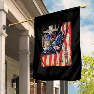 Fisherman Christian Fishing Vintage American Flag Garden Flag TS11 Print Your Wear