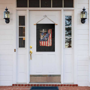 Fisherman Christian Fishing Vintage American Flag Garden Flag TS11 Print Your Wear