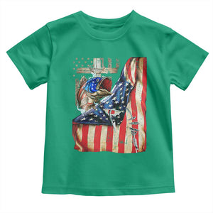Fisherman Christian Fishing Vintage American Flag Toddler T Shirt TS11 Irish Green Print Your Wear