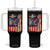 Fisherman Christian Fishing Vintage American Flag Tumbler With Handle TS11 One Size: 40 oz Black Print Your Wear
