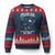 US Military Navy Sailor Ugly Christmas Sweater And God Said Let There Be Sailors The Devil Groaned And Said - Print Your Wear