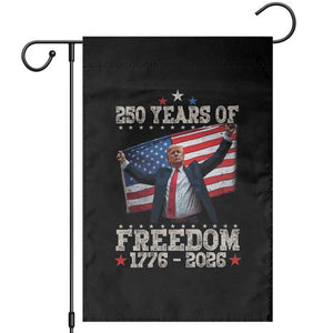 Trump 250th Anniversary Garden Flag 250 Years Of Freedom Vintage USA Flag TS11 Black Print Your Wear
