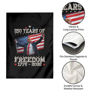 Trump 250th Anniversary Garden Flag 250 Years Of Freedom Vintage USA Flag TS11 Print Your Wear