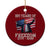 Trump 250th Anniversary Ceramic Ornament 250 Years Of Freedom Vintage USA Flag TS11 1pc Red Print Your Wear
