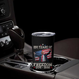 Trump 250th Anniversary Tumbler Cup 250 Years Of Freedom Vintage USA Flag TS11 Print Your Wear