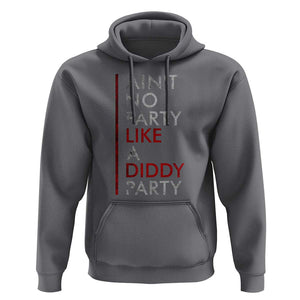 Ain't No Party Like A Diddy Party Hoodie Vintage Striped TS11 Charcoal Print Your Wear