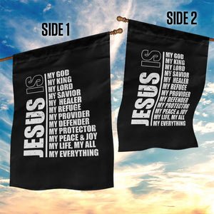 Jesus Is My Everything My God My Lord And Savior Christian Garden Flag TS11 Print Your Wear