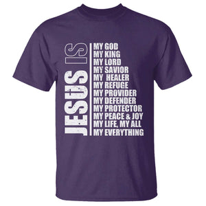 Jesus Is My Everything My God My Lord And Savior Christian T Shirt TS11 Purple Print Your Wear