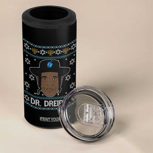 Funny Hanukkah Dreidel 4 in 1 Can Cooler Tumbler Dr Dreidel Chanukah Rapper DJ TS11 Print Your Wear