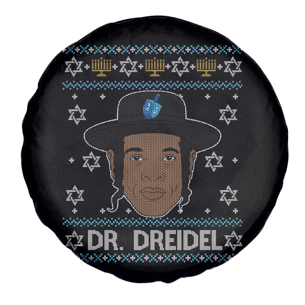 Funny Hanukkah Dreidel Spare Tire Cover Dr Dreidel Chanukah Rapper DJ TS11 Print Your Wear
