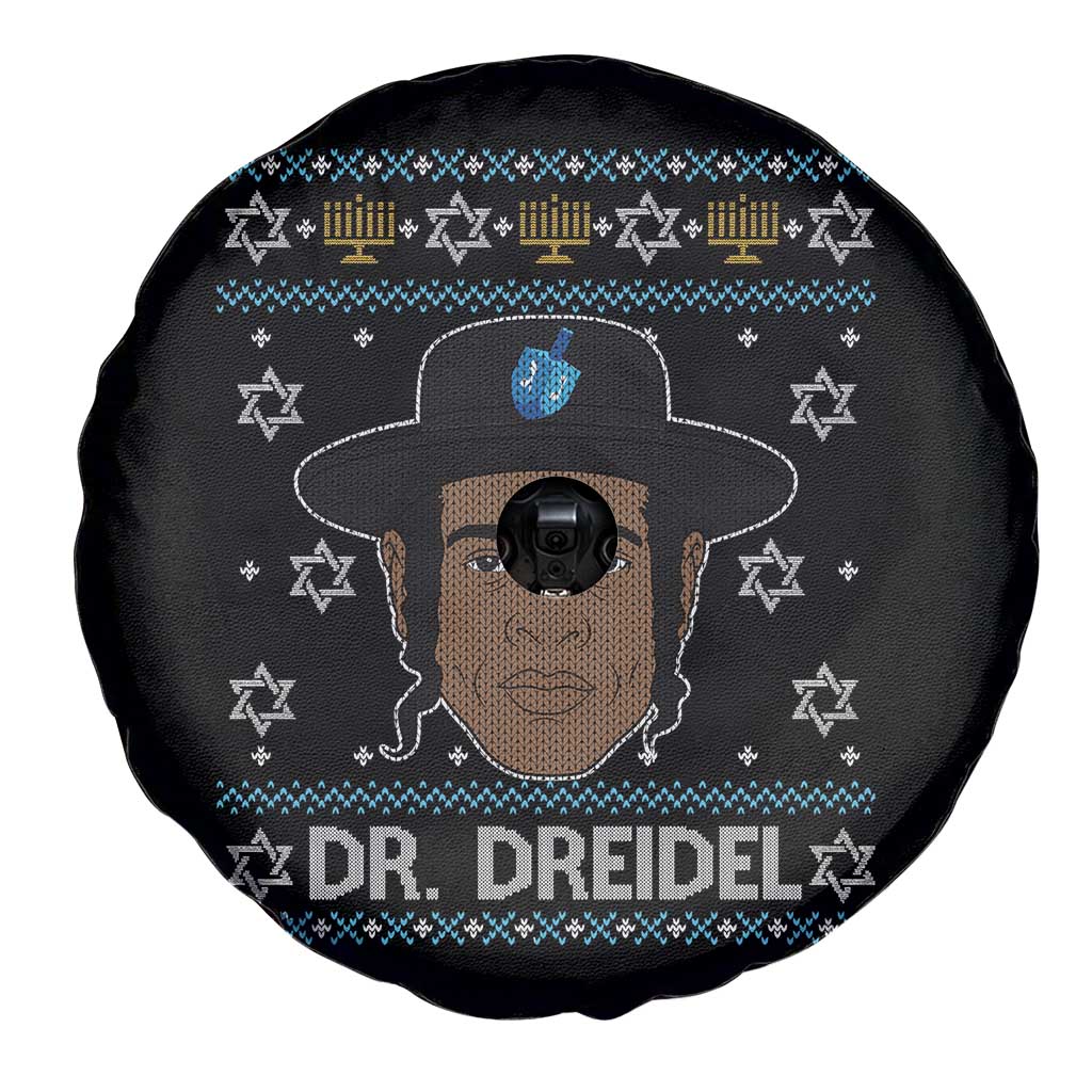 Funny Hanukkah Dreidel Spare Tire Cover Dr Dreidel Chanukah Rapper DJ TS11 Print Your Wear