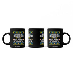 Happy Hanukkah Ya Filthy Schmuck Coffee Mug Funny Hanukkah Christmas Movie TS11 Print Your Wear
