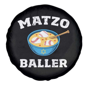 Funny Hanukkah Baseball Spare Tire Cover Matzo Baller Matzah Ball Jewish Chanukah Sports Lover TS11 Print Your Wear