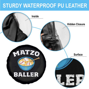 Funny Hanukkah Baseball Spare Tire Cover Matzo Baller Matzah Ball Jewish Chanukah Sports Lover TS11 Print Your Wear