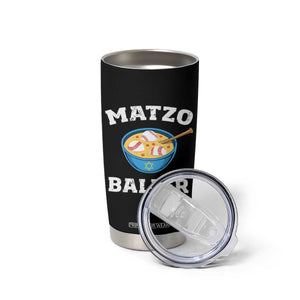 Funny Hanukkah Baseball Tumbler Cup Matzo Baller Matzah Ball Jewish Chanukah Sports Lover TS11 Print Your Wear
