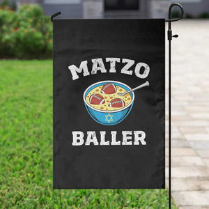 Funny Hanukkah Football Garden Flag Matzo Baller Matzah Ball Jewish Chanukah Sports Lover TS11 Print Your Wear