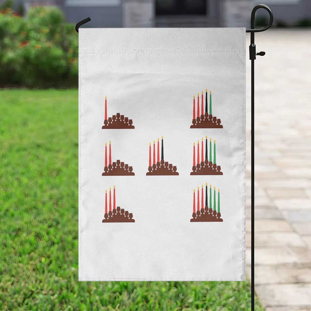 Kwanzaa Kinara Seven Candles African American Holiday Garden Flag TS11 Print Your Wear