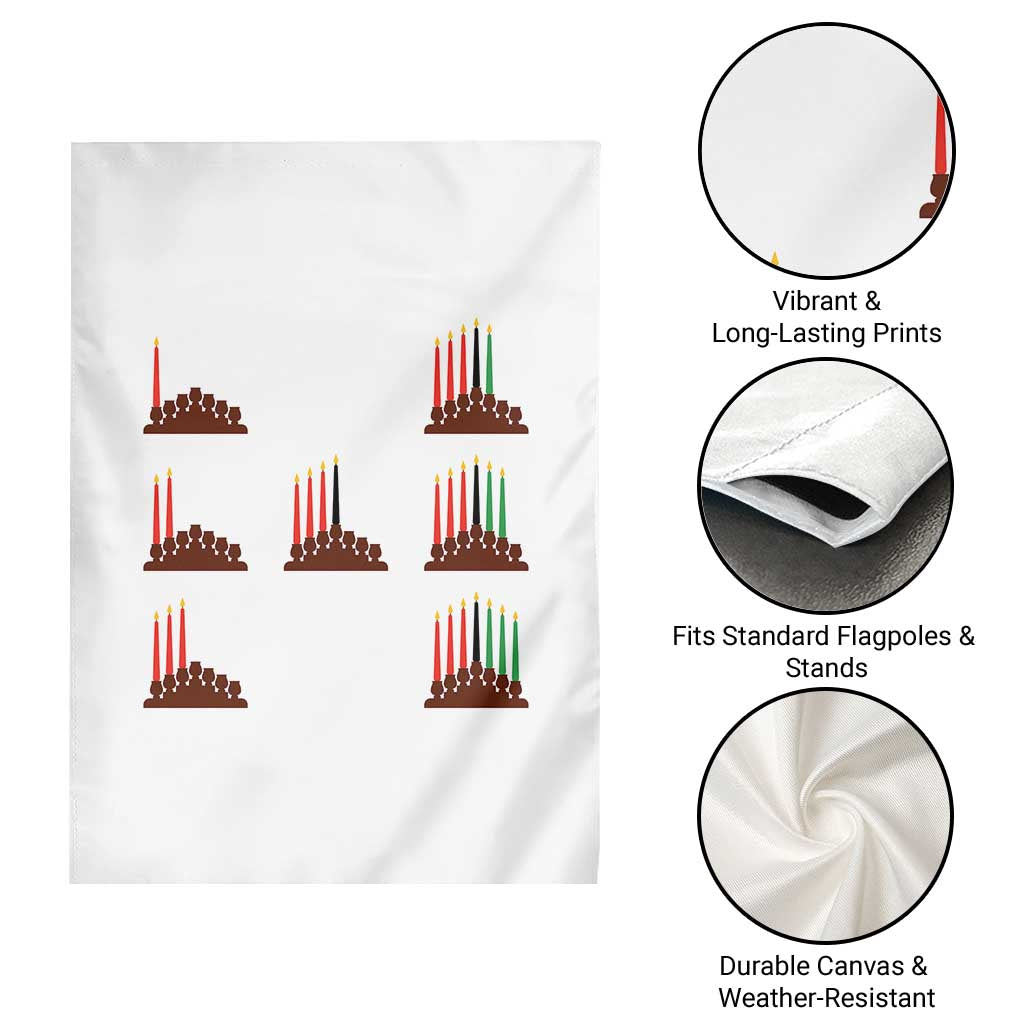 Kwanzaa Kinara Seven Candles African American Holiday Garden Flag TS11 Print Your Wear