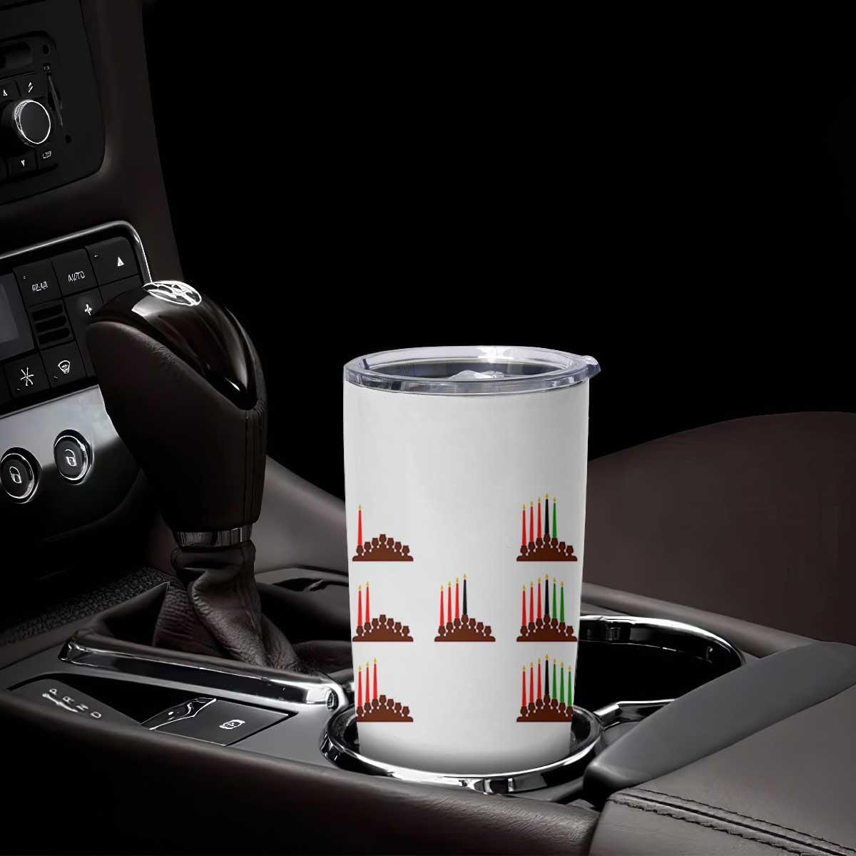 Kwanzaa Kinara Seven Candles African American Holiday Tumbler Cup TS11 Print Your Wear