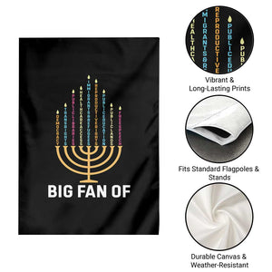 Hanukkah Human Rights Garden Flag Big Fan Of Democracy Immigrants And Refugees TS11 Print Your Wear