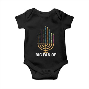 Hanukkah Human Rights Baby Onesie Big Fan Of Democracy Immigrants And Refugees TS11 Black Print Your Wear