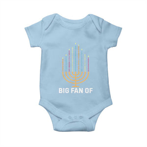 Hanukkah Human Rights Baby Onesie Big Fan Of Democracy Immigrants And Refugees TS11 Light Blue Print Your Wear
