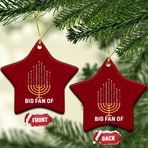 Hanukkah Human Rights Ceramic Ornament Big Fan Of Democracy Immigrants And Refugees TS11 Print Your Wear