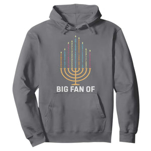 Hanukkah Human Rights Hoodie Big Fan Of Democracy Immigrants And Refugees TS11 Charcoal Print Your Wear