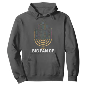 Hanukkah Human Rights Hoodie Big Fan Of Democracy Immigrants And Refugees TS11 Dark Heather Print Your Wear