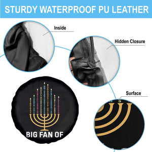Hanukkah Human Rights Spare Tire Cover Big Fan Of Democracy Immigrants And Refugees TS11 Print Your Wear