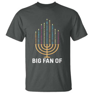 Hanukkah Human Rights T Shirt Big Fan Of Democracy Immigrants And Refugees TS11 Dark Heather Print Your Wear