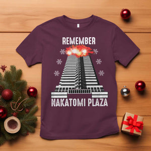 Remember Nakatomi Plaza T Shirt Christmas Party 1988 Movie TS11 Maroon Print Your Wear