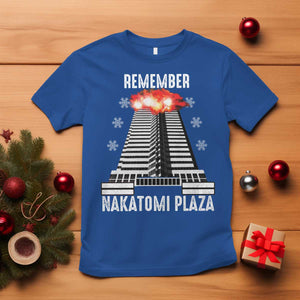 Remember Nakatomi Plaza T Shirt Christmas Party 1988 Movie TS11 Royal Blue Print Your Wear