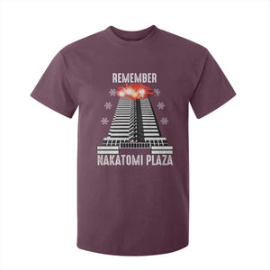 Remember Nakatomi Plaza T Shirt For Kid Christmas Party 1988 Movie TS11 Maroon Print Your Wear